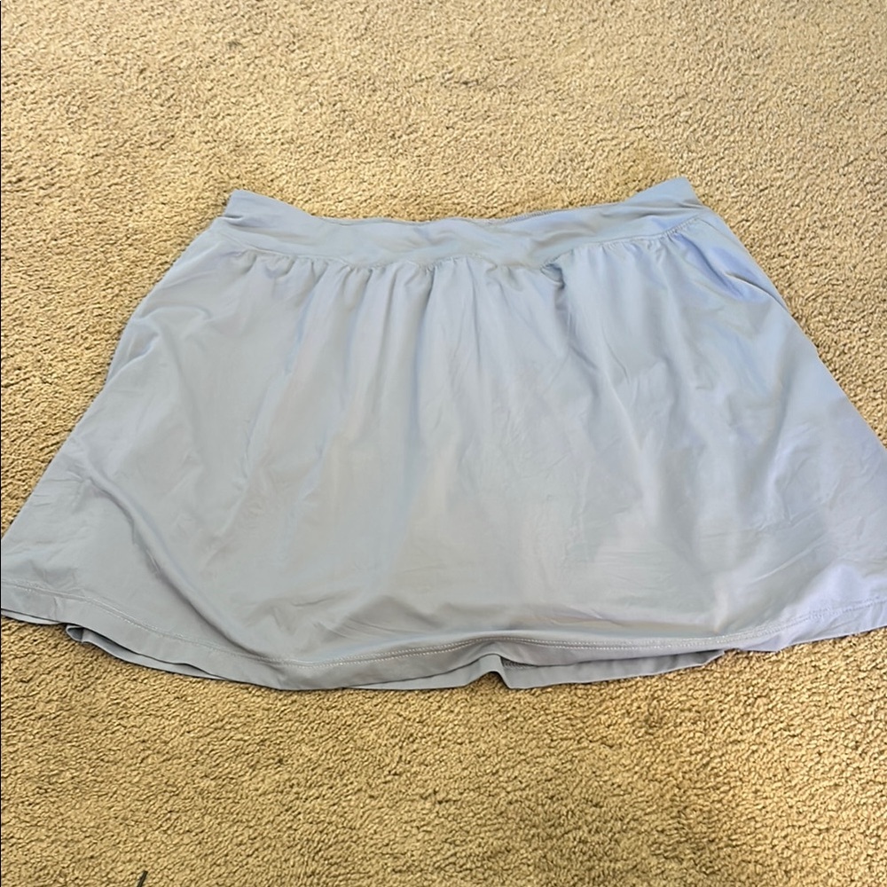Light Blue Athletic Skort